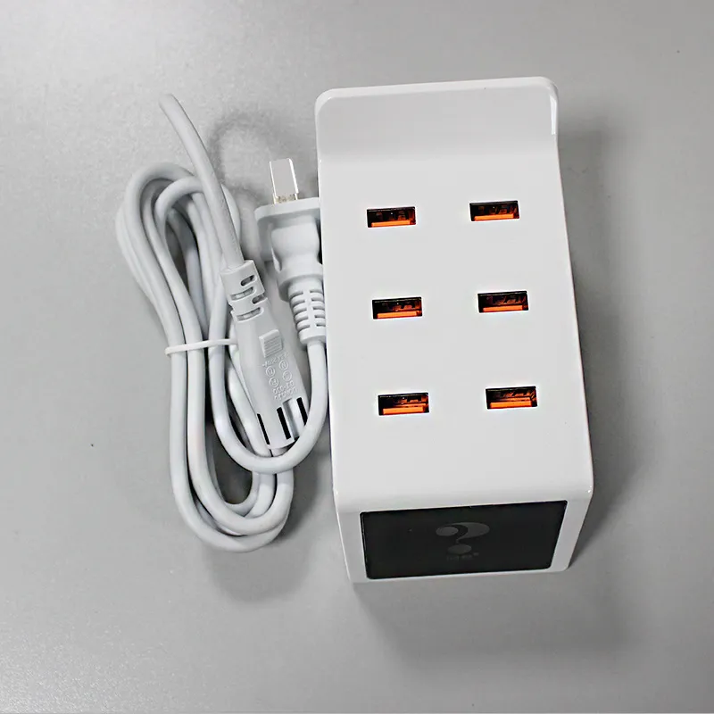 Smart 6-port Multi-USB Mobile Phone Charger