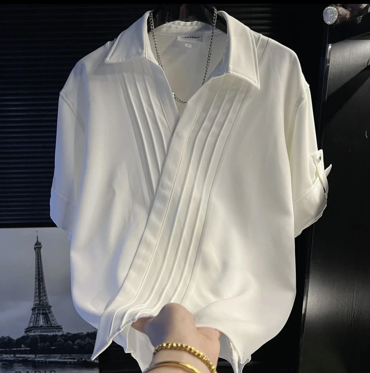 The Luxe Essential Half-Sleeve Shirt