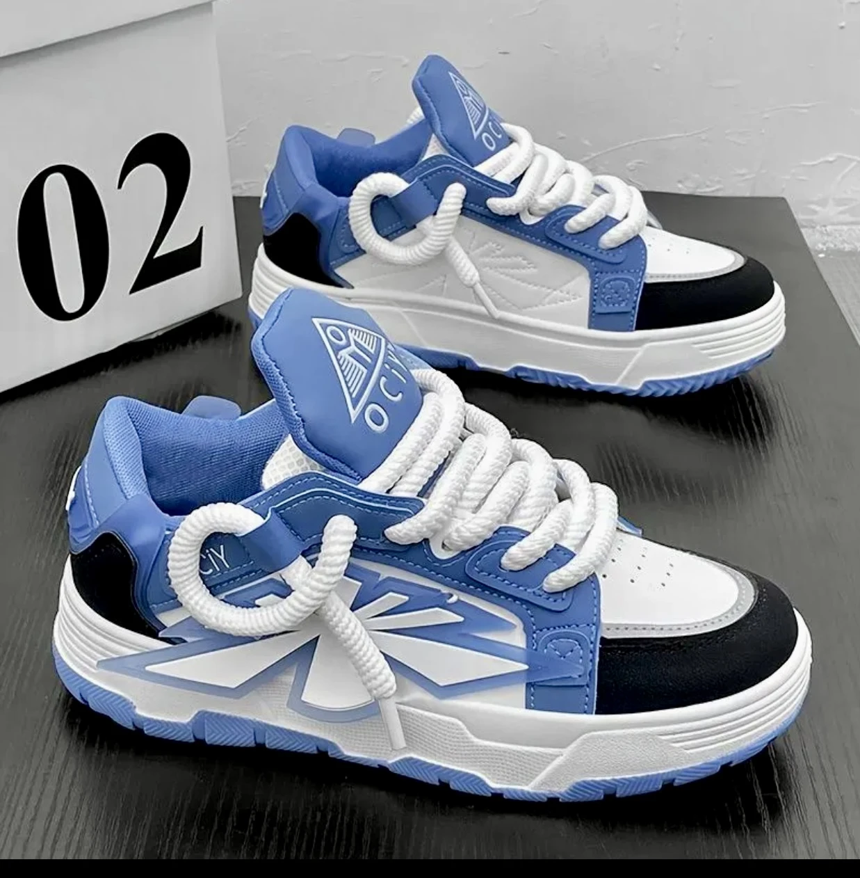 Men's Summer Designer Leather Sports Sneakers