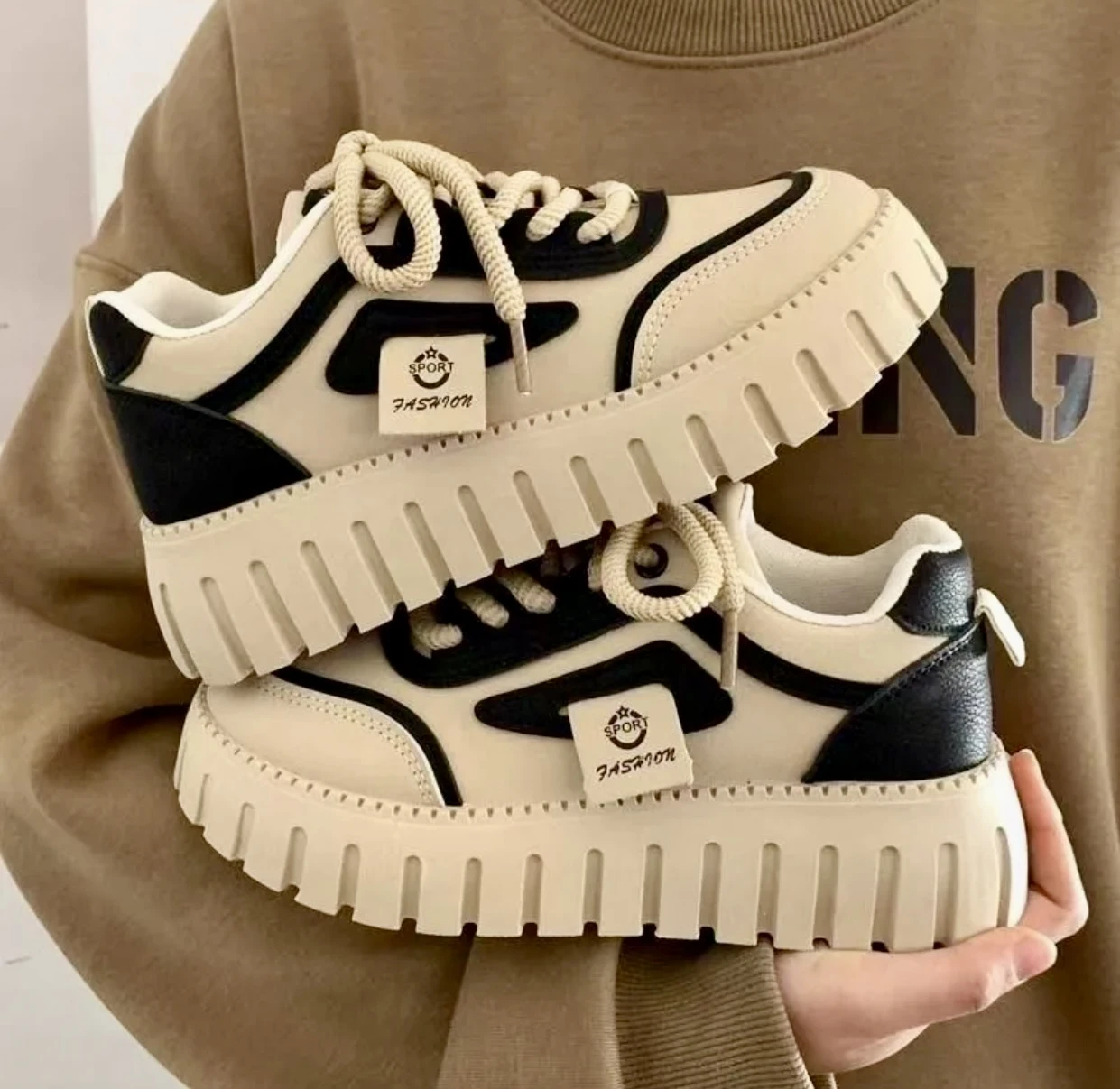 Trendy High-Top Platform Shoes