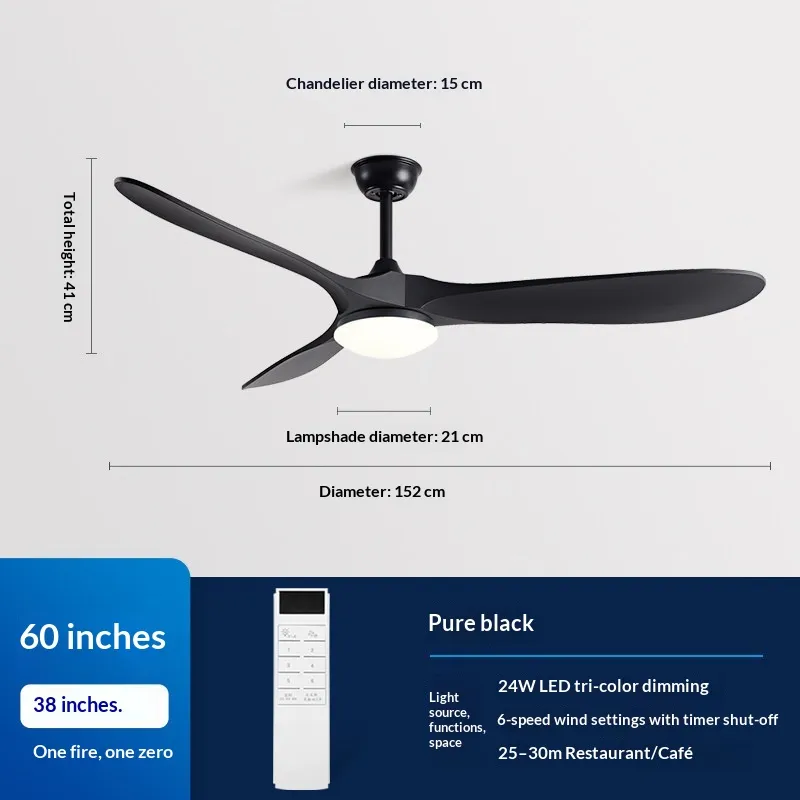 Silent DC Inverter Integrated Ceiling Fan And Light For Dining Rooms - Product Image 18
