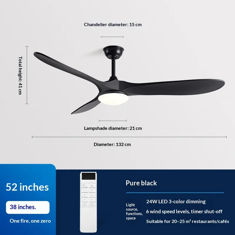 Silent DC Inverter Integrated Ceiling Fan And Light For Dining Rooms - Product Image 12