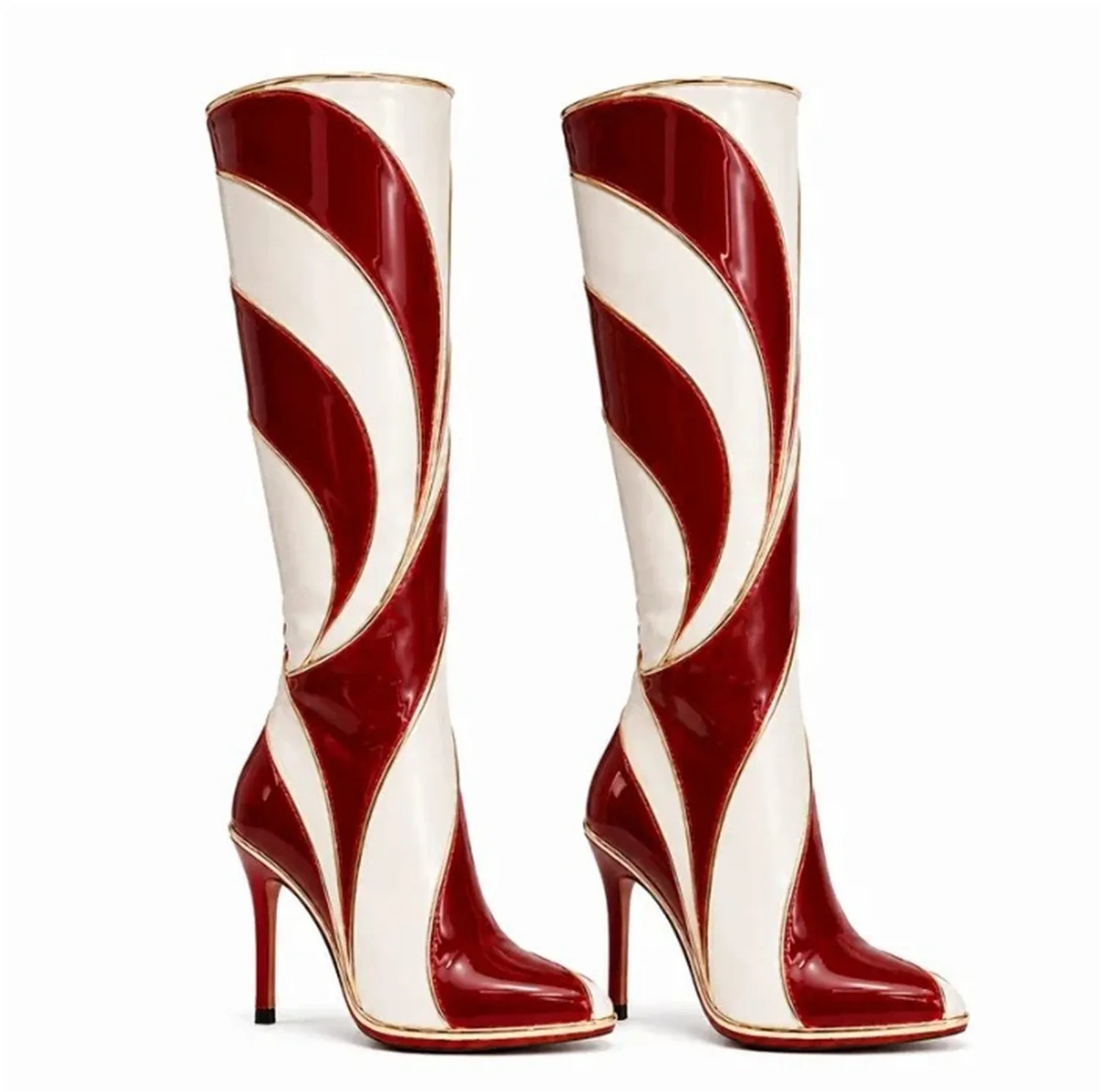 High Christmas Bow Pointed Shoes - Product Image 2