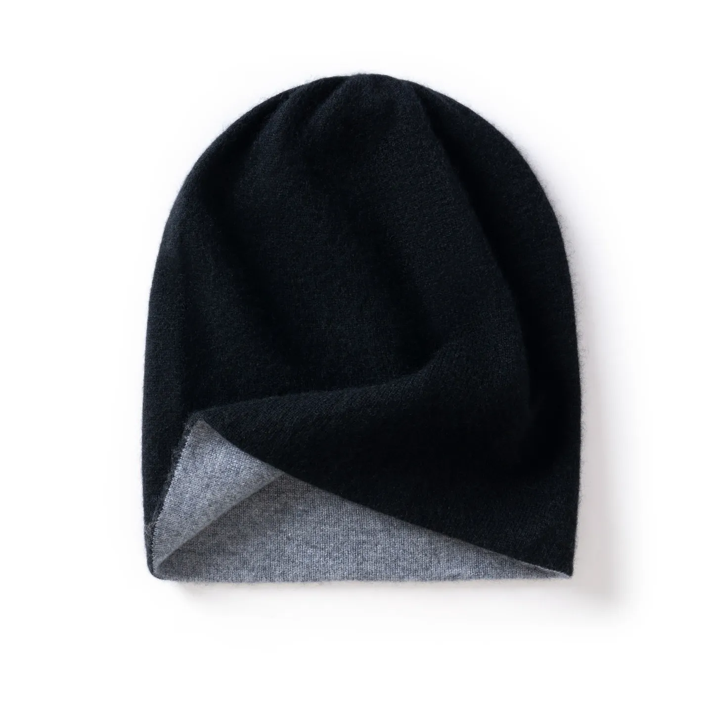 New Autumnwinter Cashmere Knit Beanie Top-tier Quality - Product Image 3