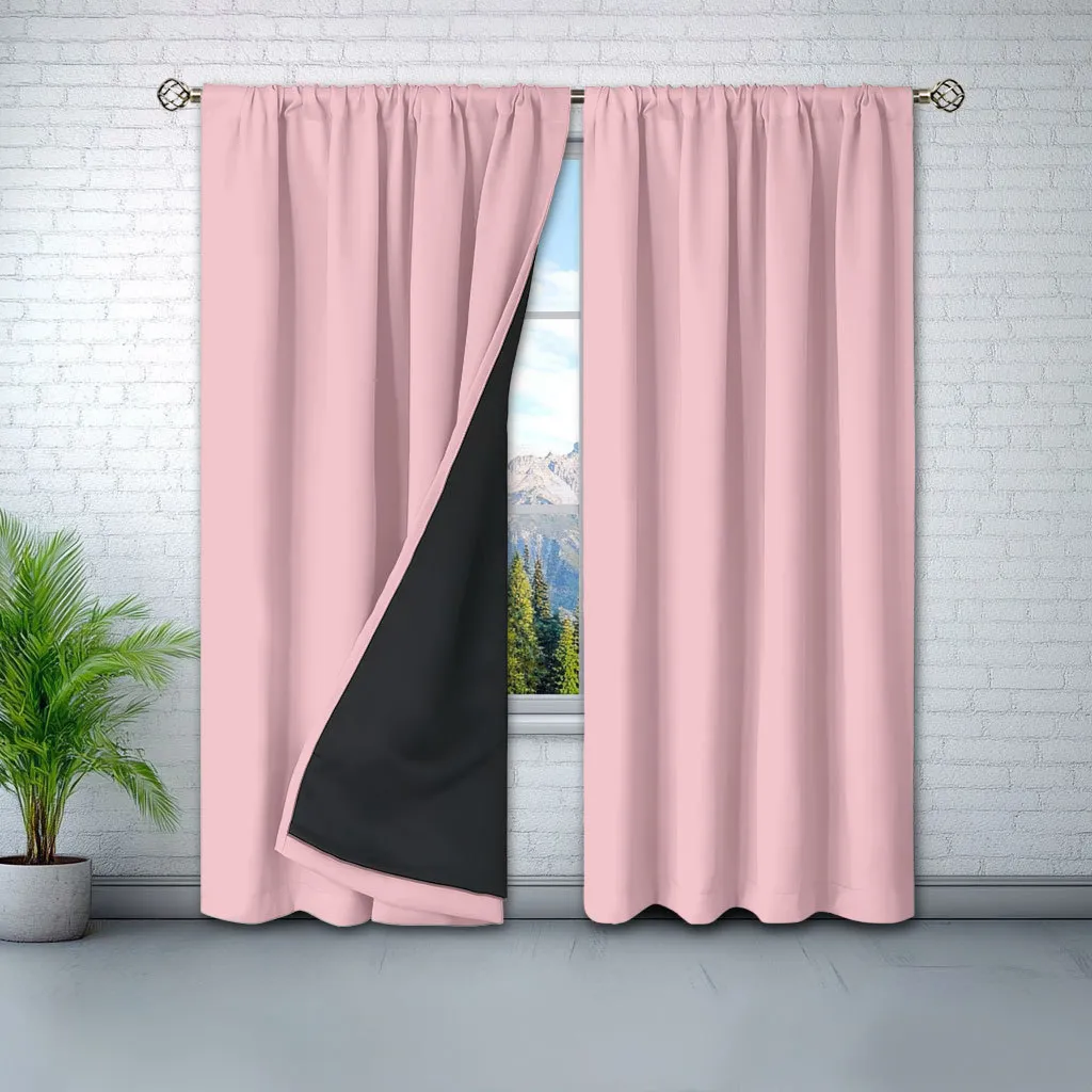 Fabric Living Room And Bedroom Bay Window Blackout And Heat-insulating Curtains - Product Image 4