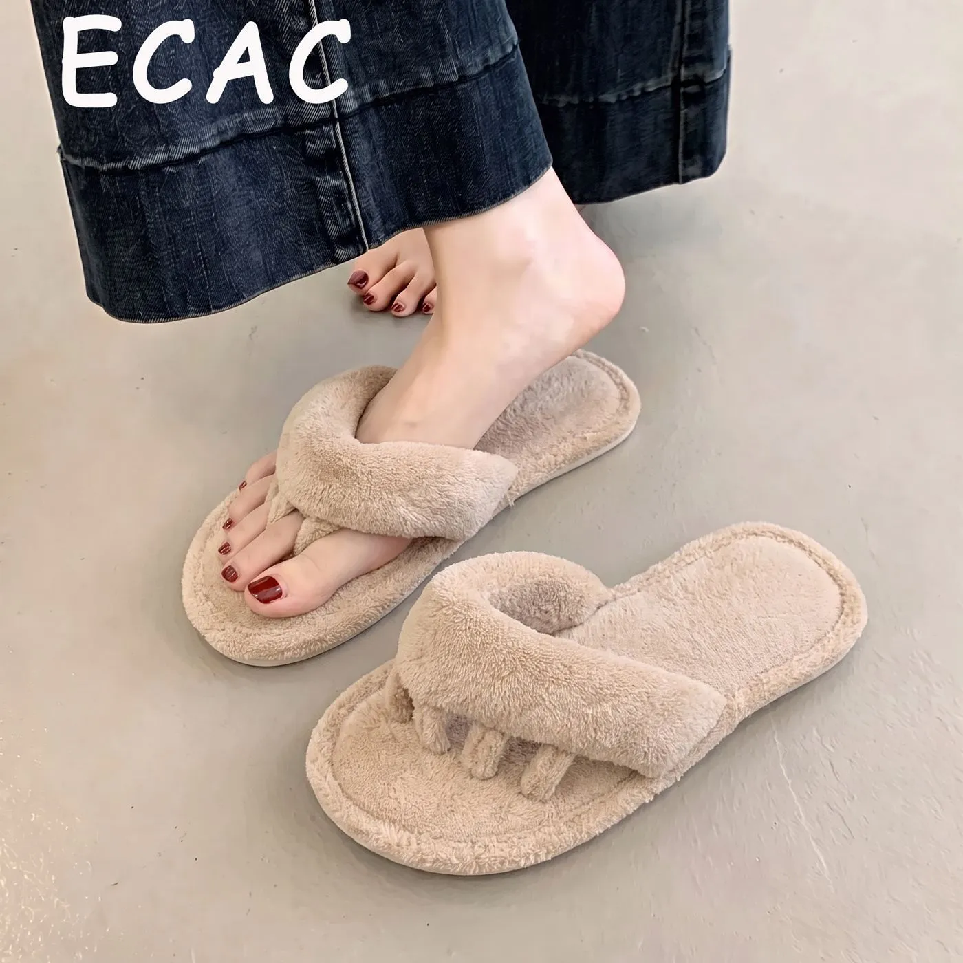 Non-slip Warm Paw-shaped Cotton Slippers For Home Use - Product Image 3