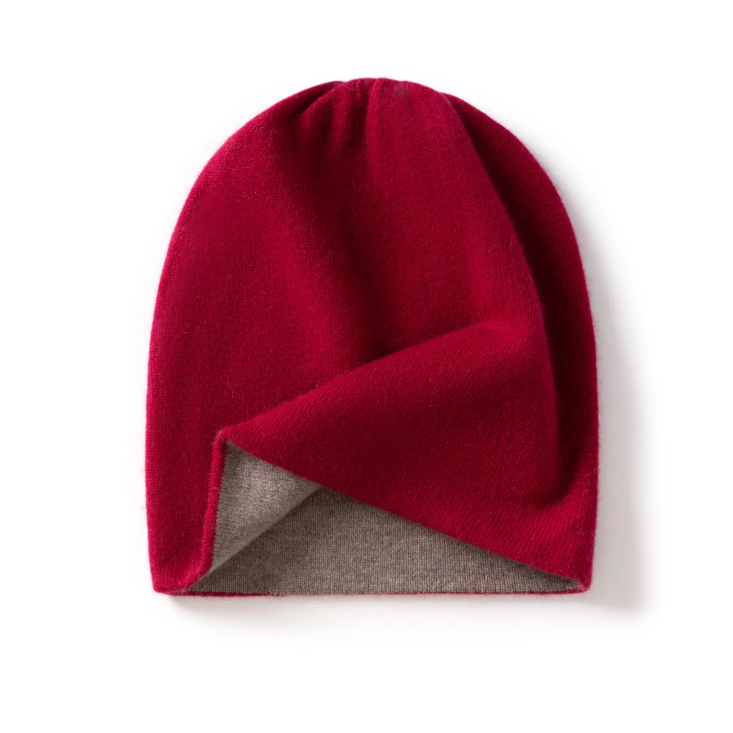 New Autumnwinter Cashmere Knit Beanie Top-tier Quality - Product Image 2