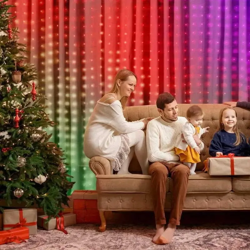 Smart DIY LED String Lights With Colorful Sheathed Wire For Curtains - Product Image 2