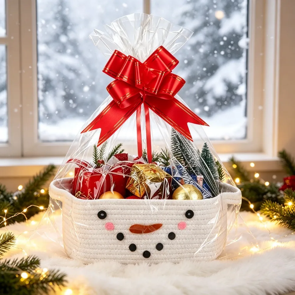 Christmas Party Snack Candy And Gift Basket Storage Bin - Product Image 12