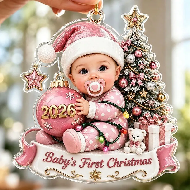Christmas Gift Acrylic Flat Pendant - Product Image 8