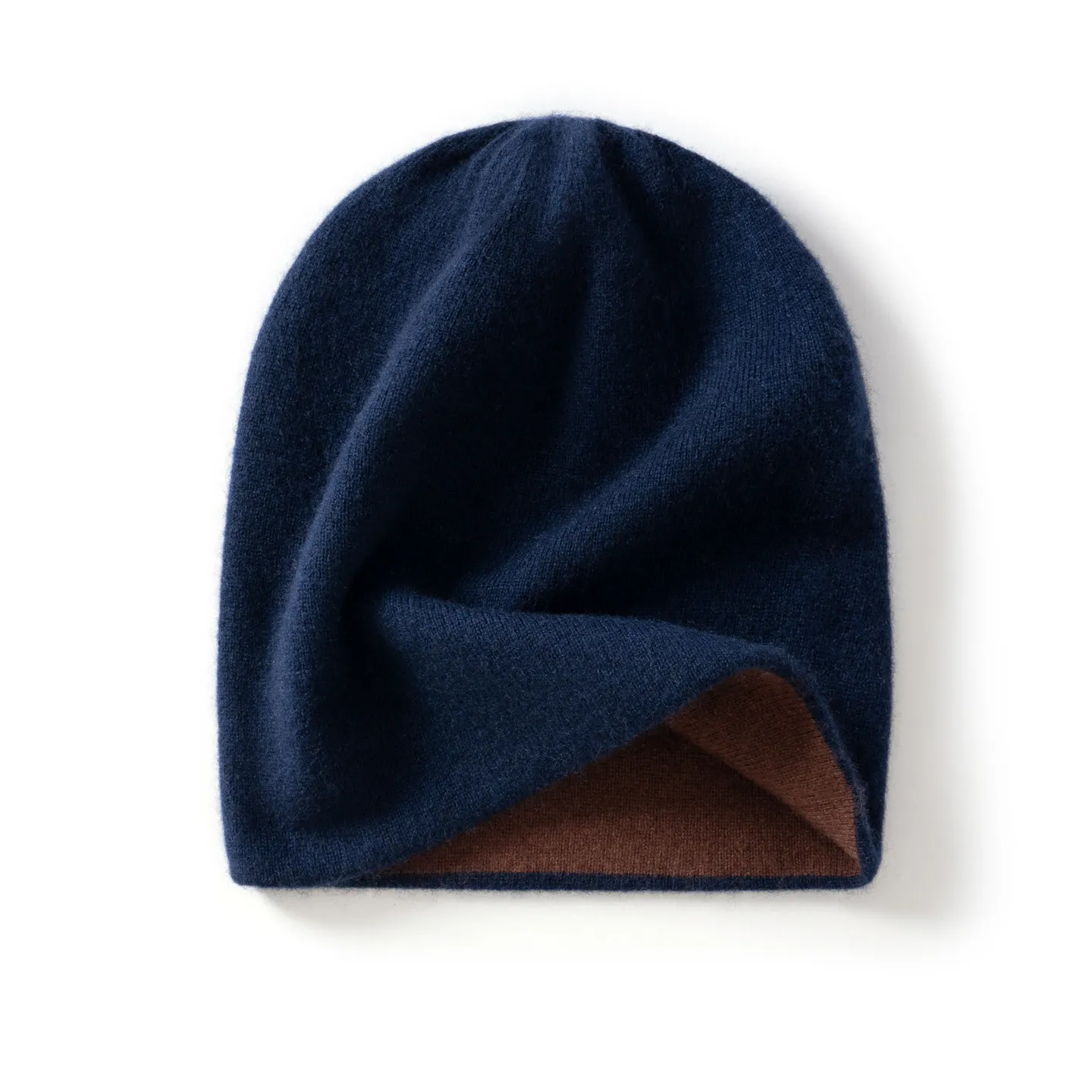New Autumnwinter Cashmere Knit Beanie Top-tier Quality - Product Image 2