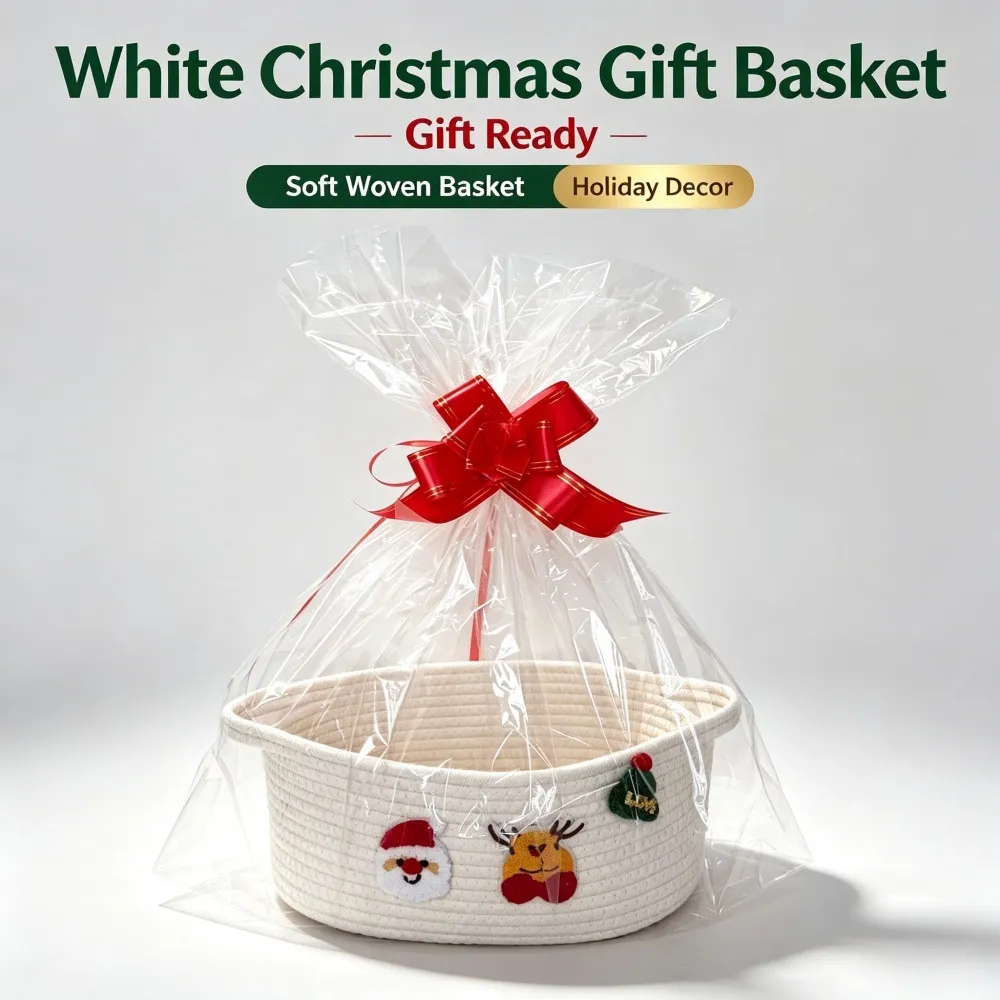 Christmas Party Snack Candy And Gift Basket Storage Bin - Product Image 20