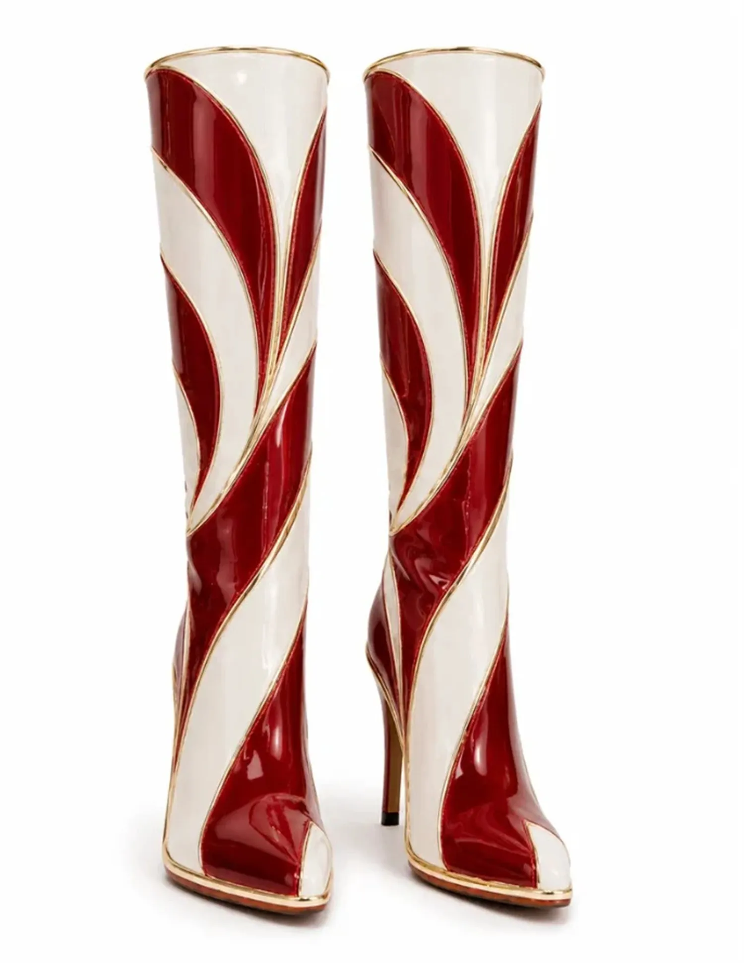 High Christmas Bow Pointed Shoes - Product Image 3