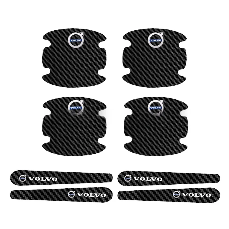Car Door Bowl Carbon Fiber Leather Protective Film, Door Handle Sticker, Scratch-Resistant Handle Guard, Anti-Scratch Door Bowl Protector - Product Image 15