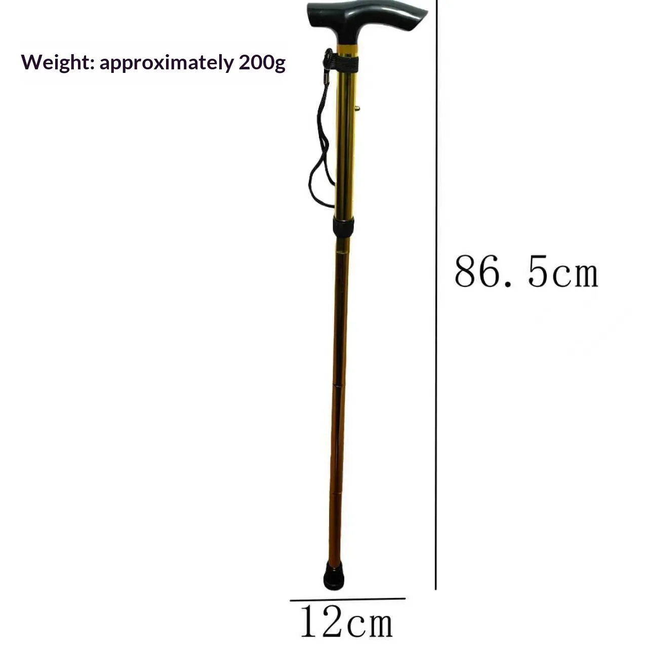Lightweight Non-slip Single-leg Walking Aid With A Cane For Seniors - Product Image 6