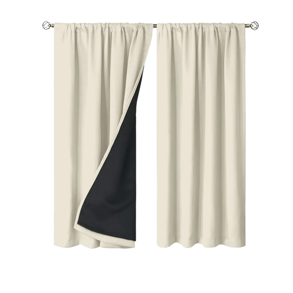 Fabric Living Room And Bedroom Bay Window Blackout And Heat-insulating Curtains - Product Image 5