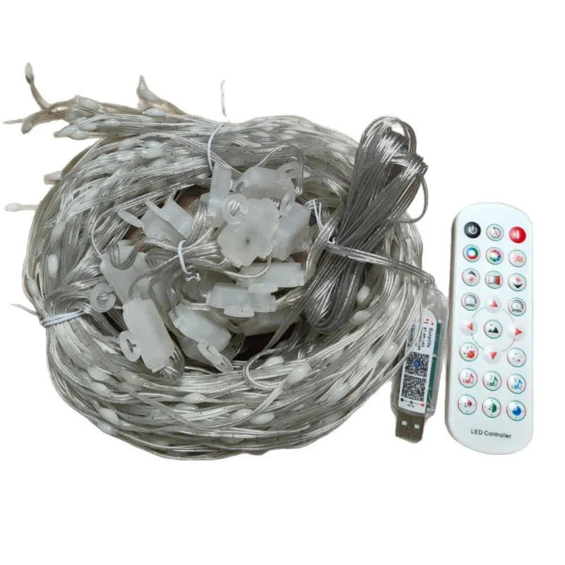 Smart DIY LED String Lights With Colorful Sheathed Wire For Curtains - Product Image 4