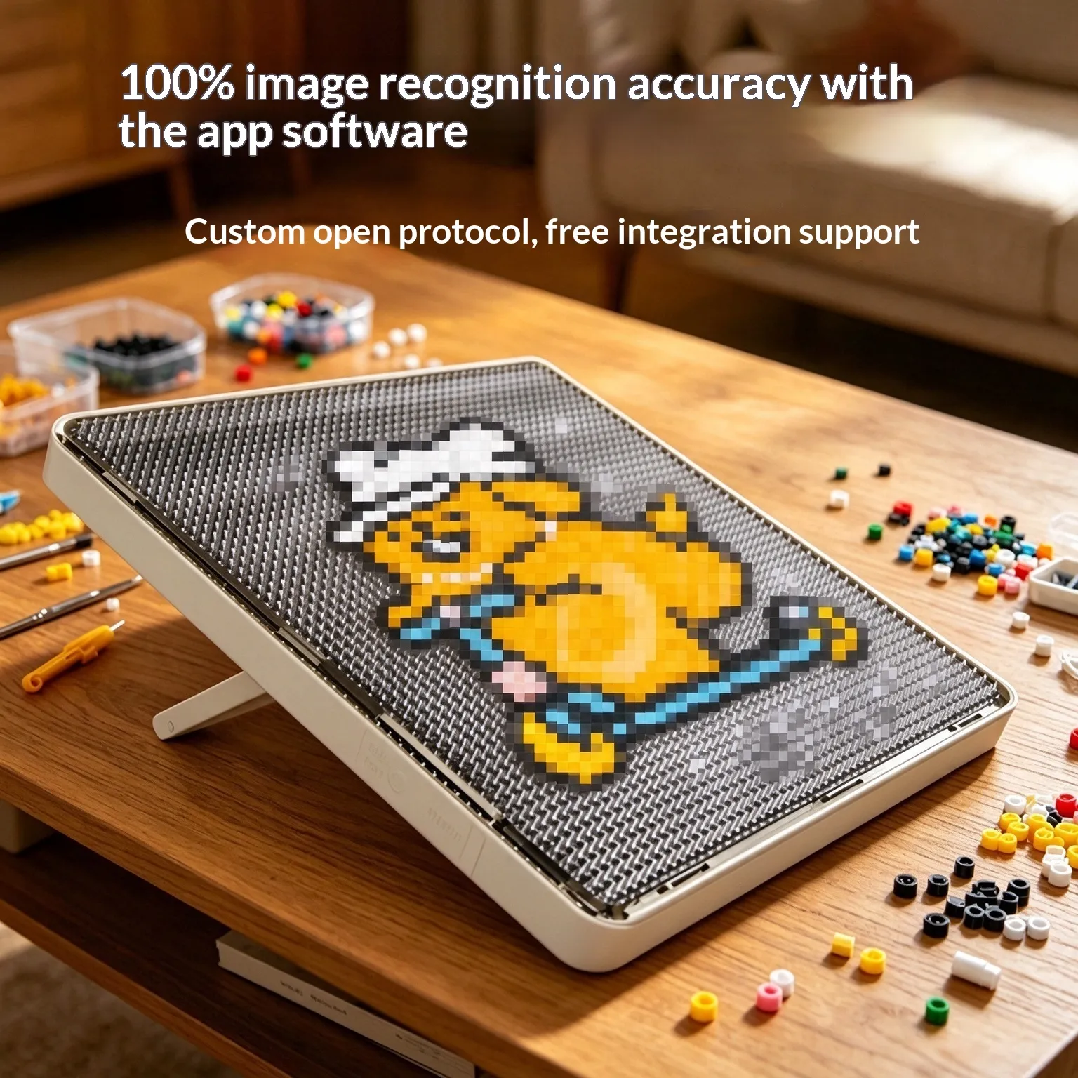 Smart 52-hole Bean-pasting Board DIY Craft Mat - Product Image 1