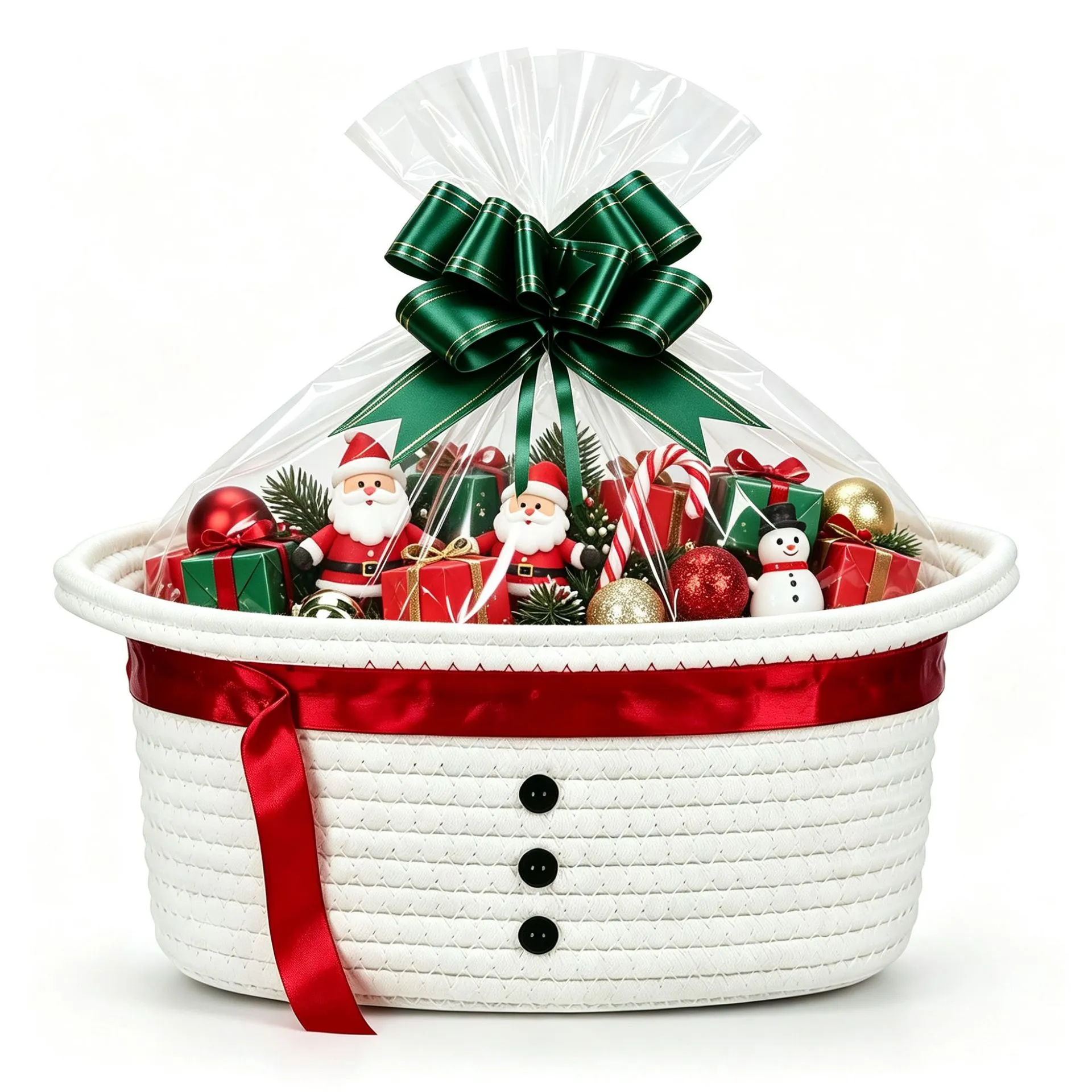 Christmas Party Snack Candy And Gift Basket Storage Bin - Product Image 23