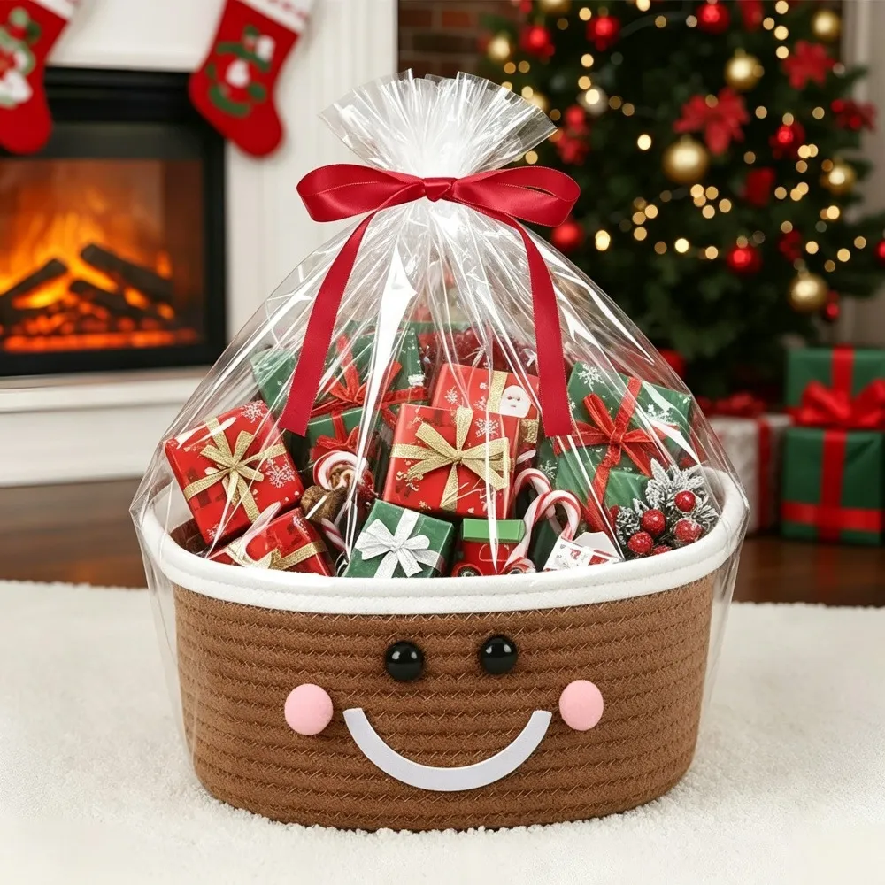 Christmas Party Snack Candy And Gift Basket Storage Bin - Product Image 8