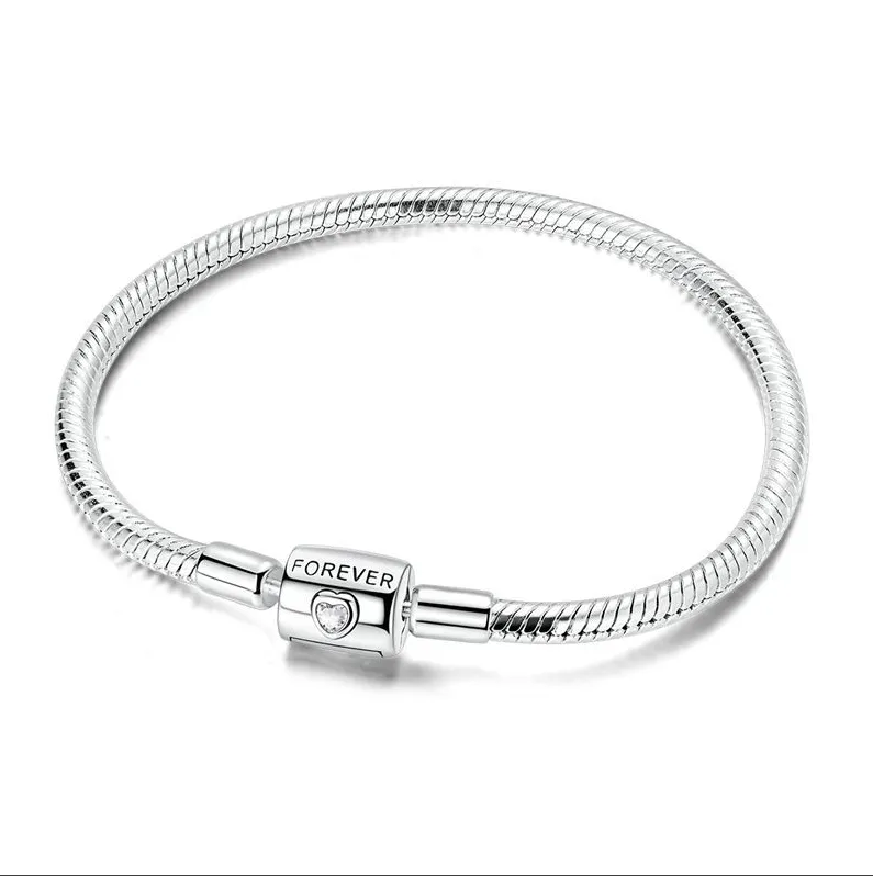 DIY Pendant String Jewelry Leather Rope Bracelet Copper Silver Plated Bracelet - Product Image 1
