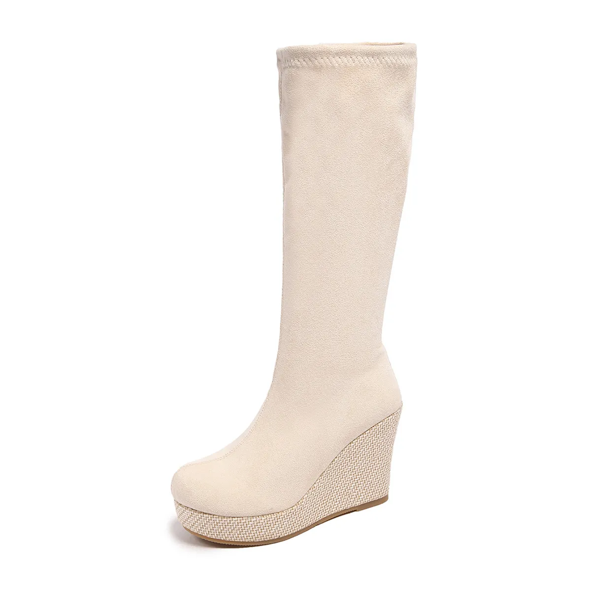 Plus-size Suede Over-the-knee Boots European And American Fashion - Product Image 5